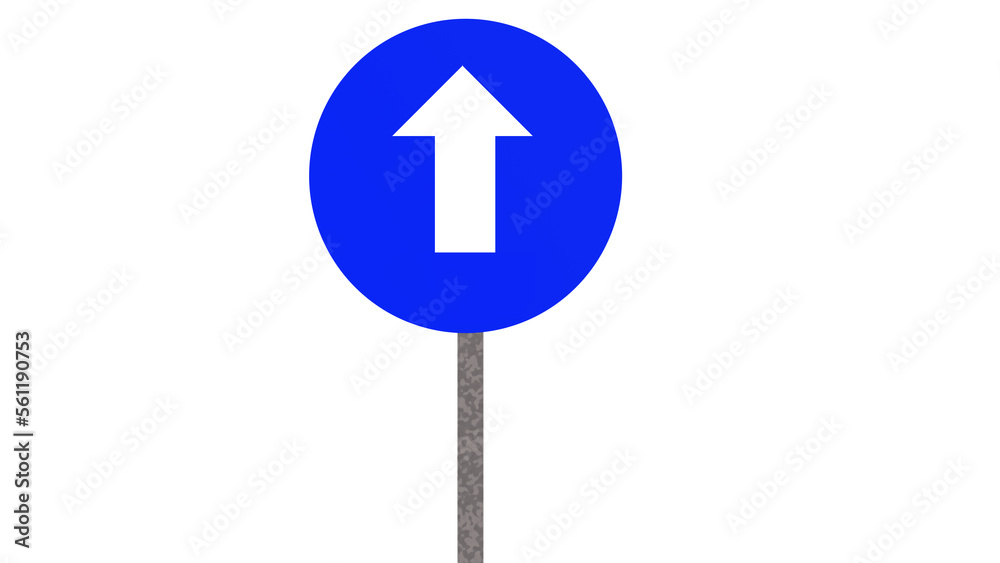 Collection of blue road signs isolated on white background. Road traffic control. Collection of blue road signs isolated on white background. Road traffic control.