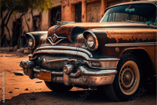 Rusty vintage car picture, Classics Cars and Chrome photo