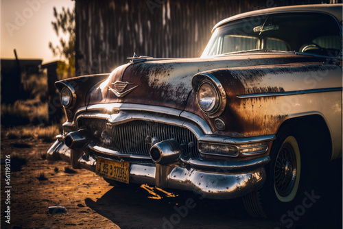 Rusty vintage car picture, Classics Cars and Chrome photo