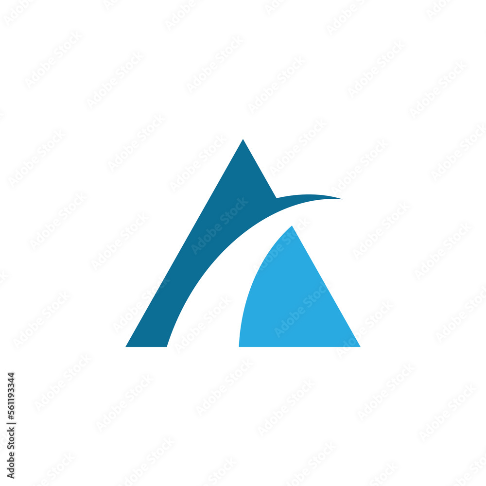 Fototapeta premium A initial logo, vector design