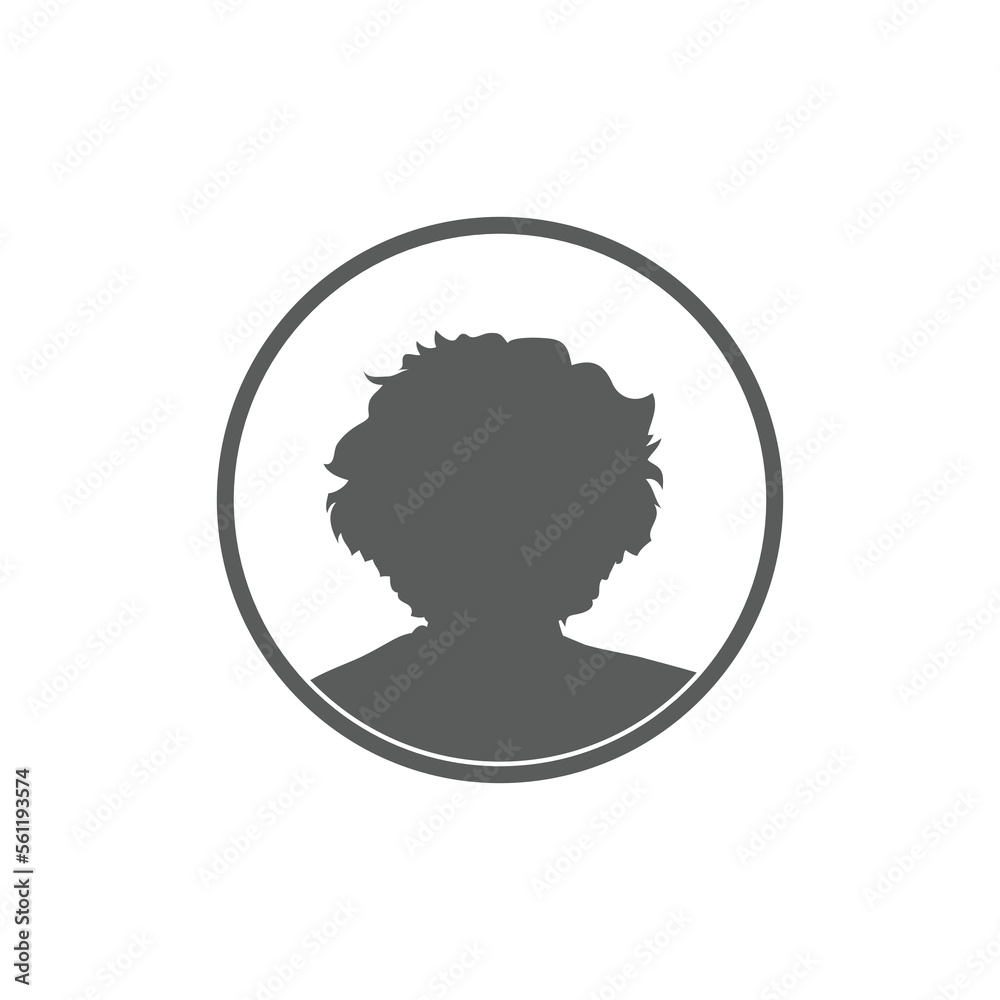 Round profile image of male avatar for social networks with half circle. Fashion vector. Bright vector illustration in trendy style. Round profile image of male avatar for social networks with half circle. Fashion vector. Bright vector illustration in trendy style.