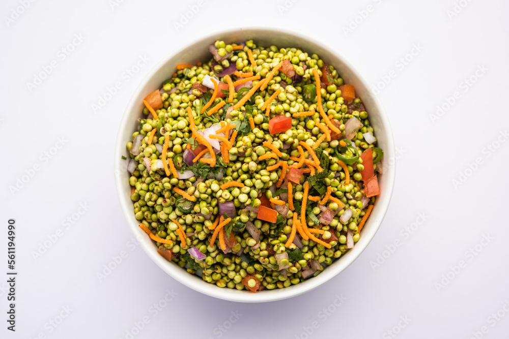 Hurda Ponkh Bhel made using Tender Jowar is a traditional savory snack from india Hurda Ponkh Bhel made using Tender Jowar is a traditional savory snack from india
