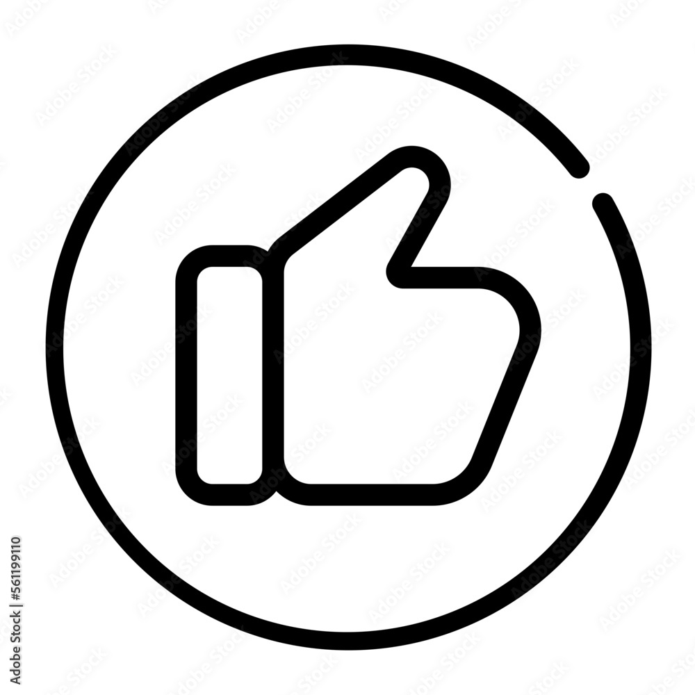 Like line icon Like line icon