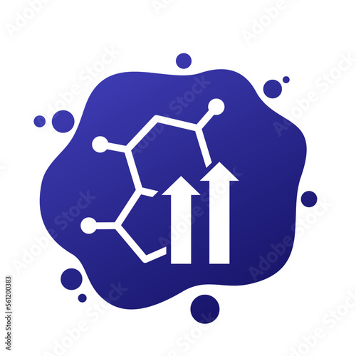 hormonal boost icon, increase hormone levels