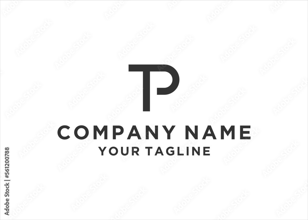initial Letter TP Logo Design Vector initial Letter TP Logo Design Vector