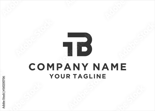 initial Letter TB Logo Design Vector