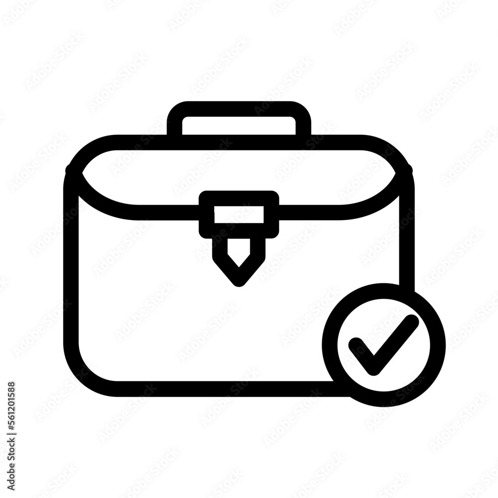 suitcase line icon suitcase line icon