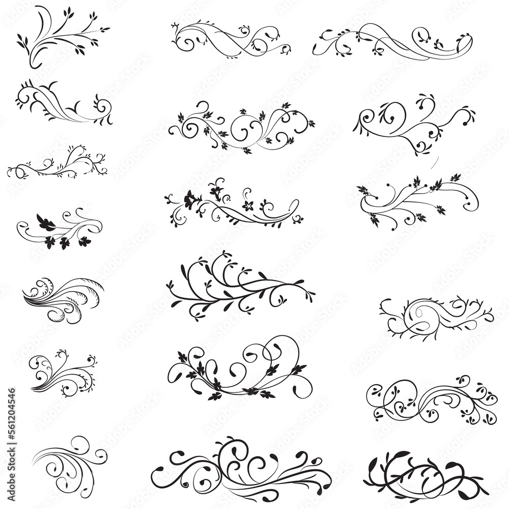 black and white frame vector set illustration black and white frame vector set illustration