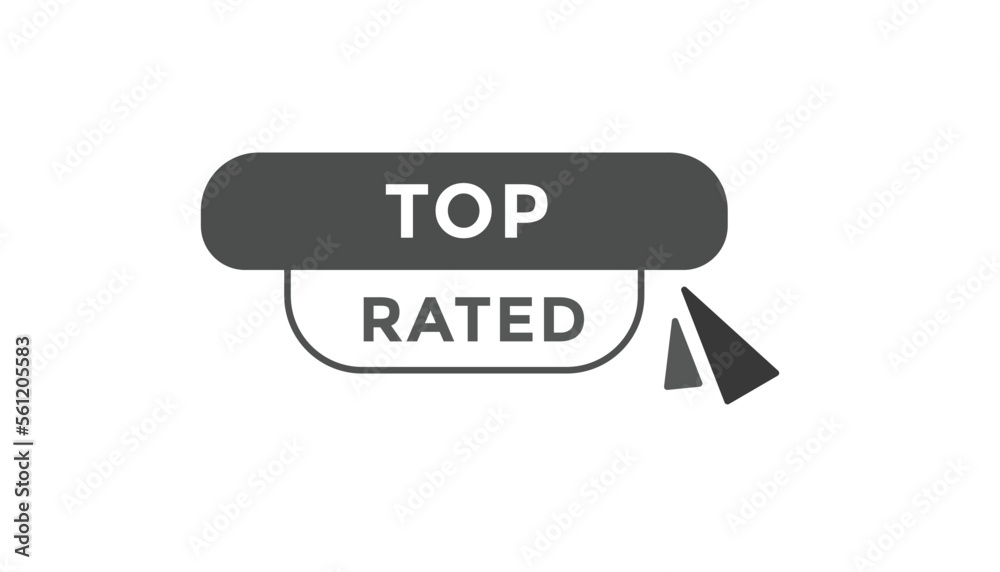 Top rated button web banner templates. Vector Illustration
Top rated button web banner templates. Vector Illustration