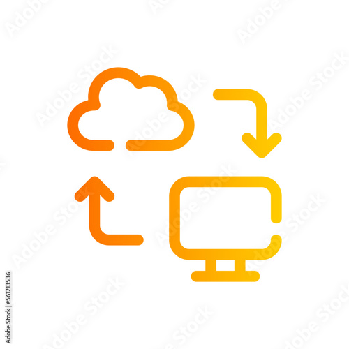 backup gradient icon