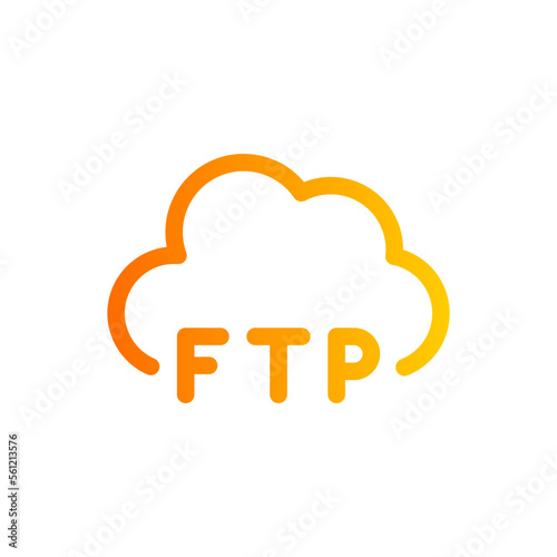 ftp gradient icon