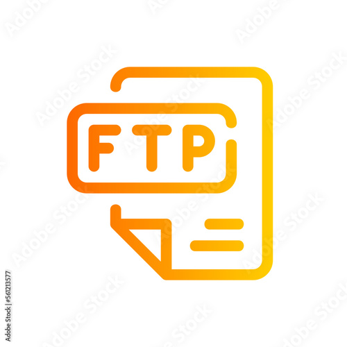 ftp gradient icon