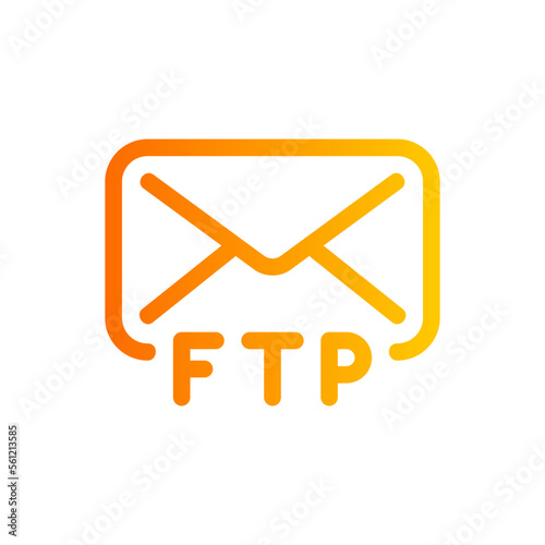 message gradient icon