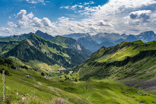 Alpenpanorama in Vorarlberg in   sterreich
