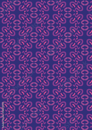 seamless pattern in purple and blue