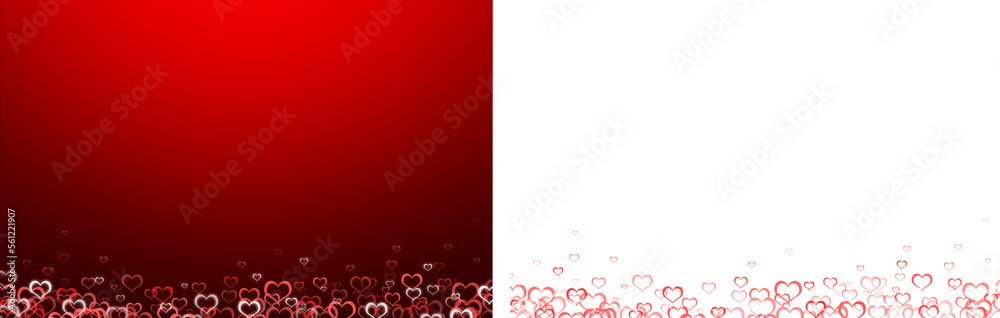 Red background with heart for valentine day Red background with heart for valentine day