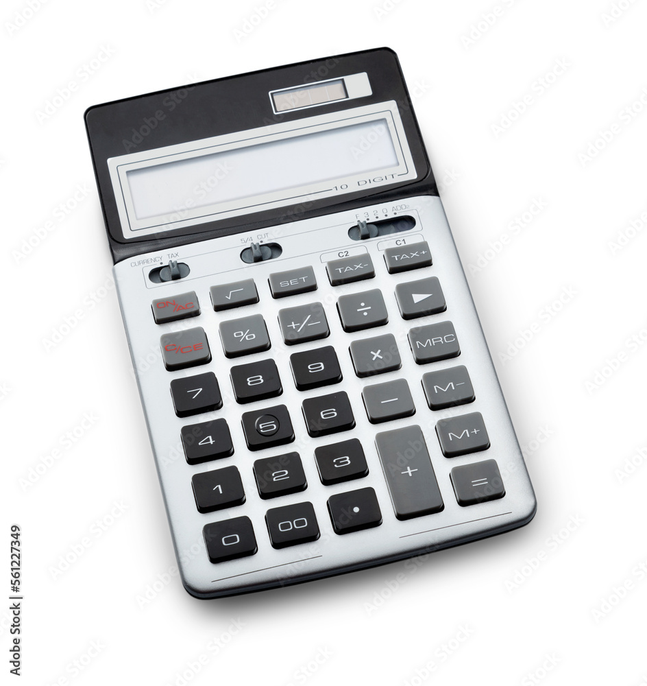 Plastic classic mathematical calculator with buttons Plastic classic mathematical calculator with buttons