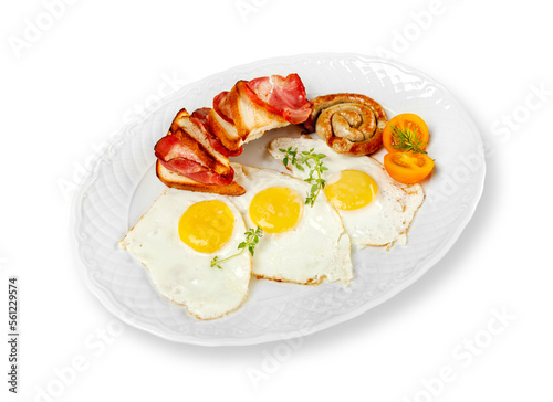 Big Breakfast, with egg and bacon