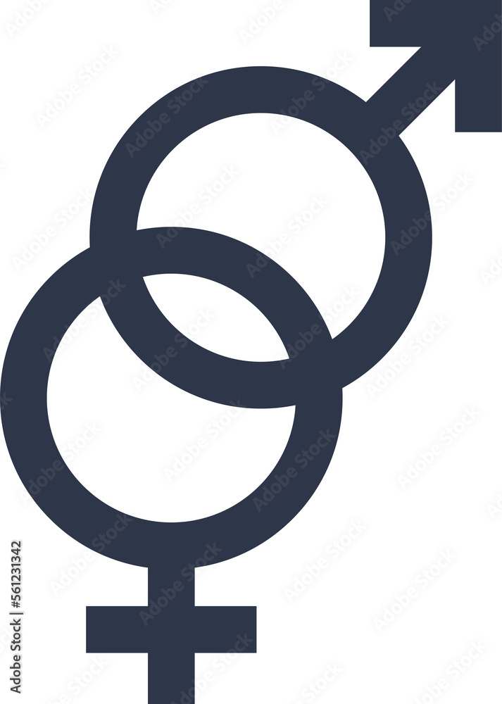 Gender icon symbols. Sex equality signs illustration. Gender icon symbols. Sex equality signs illustration.