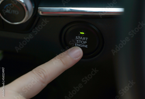 Push Start button is a push button that acts like a car key. It is used to turn on and off the system inside the car and start the engine without the need for a key to turn the starter. 