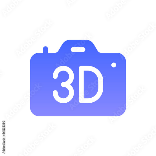 3d flat gradient icon