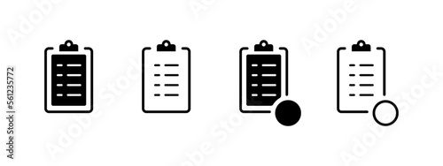  clipboard icon vector illustration. black clipboard icon in black style concept.