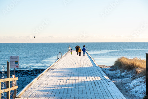 Fototapeta Naklejka Na Ścianę i Meble -  beautiful sea landscape from Ystad, Skane region, Sweden
