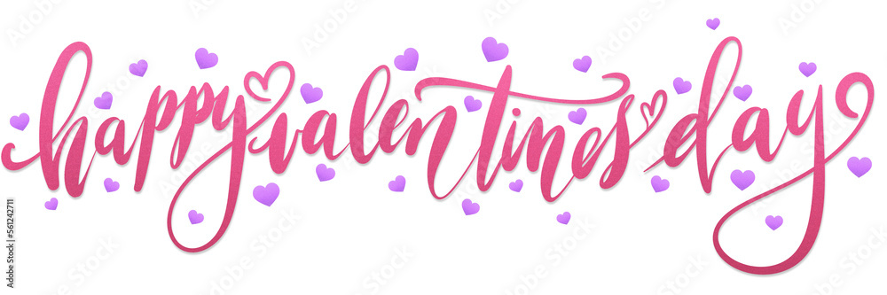 Happy valentines day text element design Happy valentines day text element design