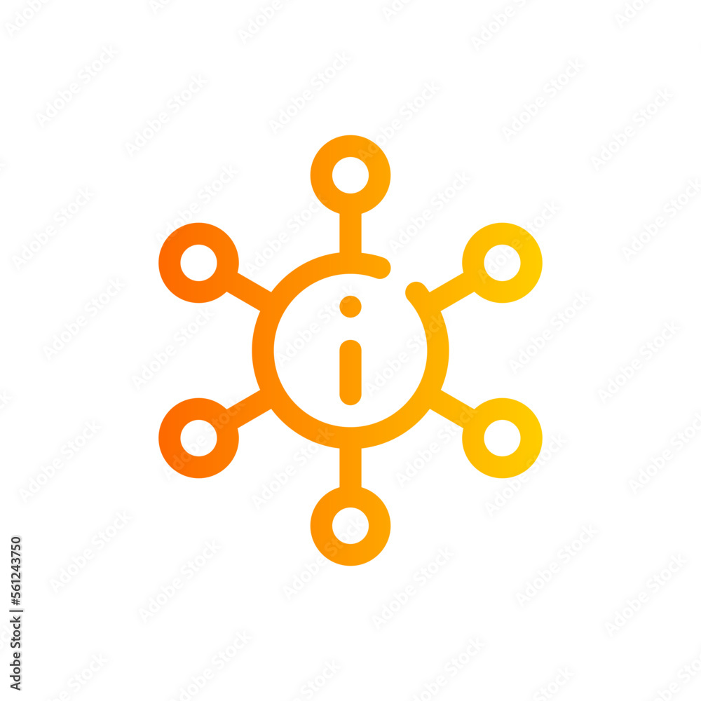 information gradient icon