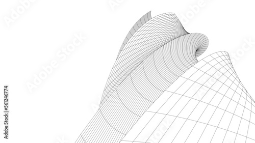 Abstract geometric drawing