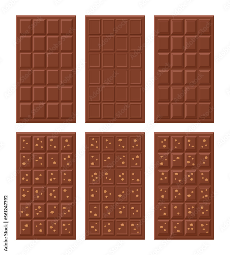 Set of vector isolated sweets Set of vector isolated sweets