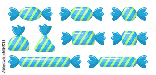 Set of vector isolated sweets