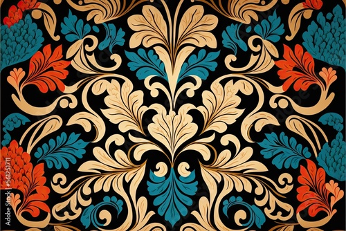 Seamless pattern element illustration 