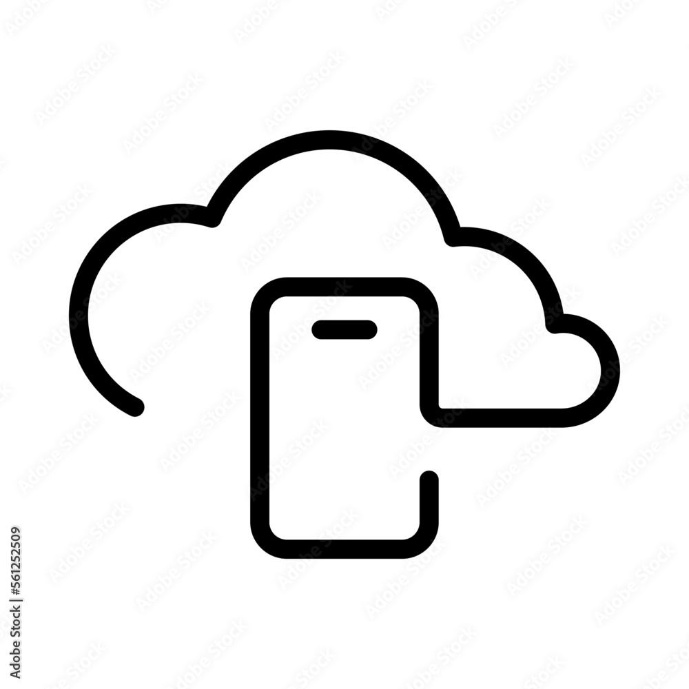 Cloud service and network line icon. Database and online storage. Cloud Computing, Cloud storage icon. Cloud service and network line icon. Database and online storage. Cloud Computing, Cloud storage icon.