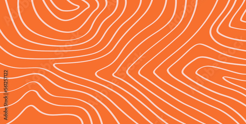 Salmon fillet texture, fish pattern. Vector background with stripes salmon	
