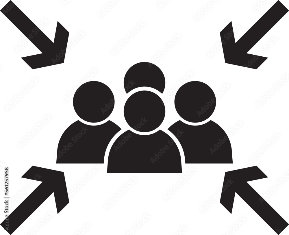 Assembly Point Sign, Symbol Icon Assembly Point Sign, Symbol Icon