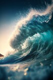 Wave of the ocean art
