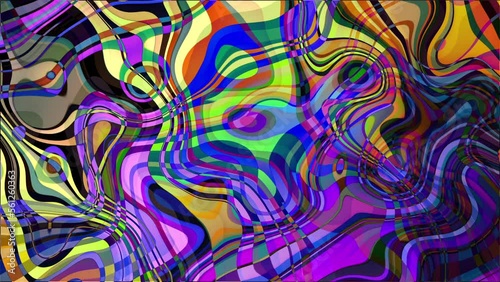 Dynamic Waves from Colorfull Psy Circles. You can use this video as a background, as a backing for the titles, of your video or pictures and photo. Also, experiment with blending modes and recoloring.