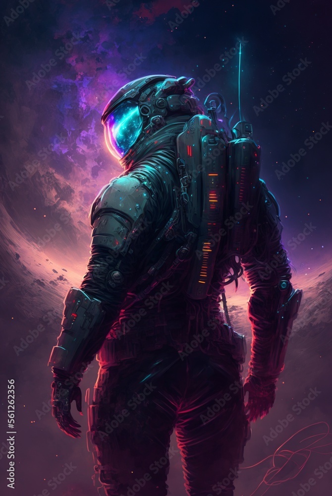 Person in space