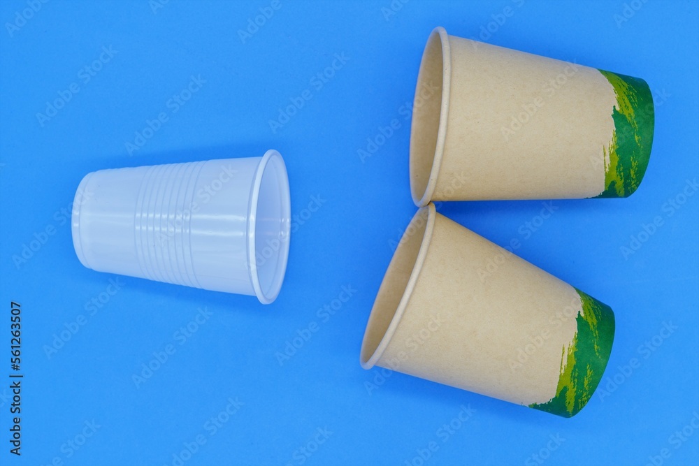 Ecological disposable and biodegradable cups versus a singleuse