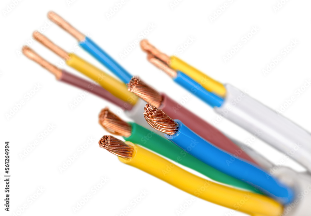 Colorful power copper electrical wire Colorful power copper electrical wire