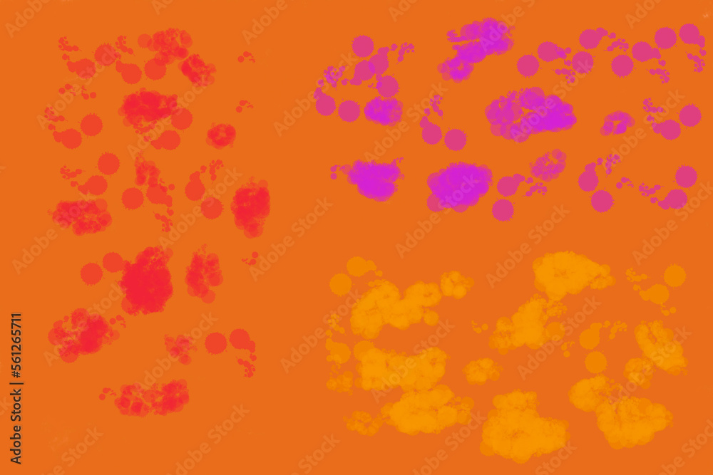 brown background with colored spots brown background with colored spots