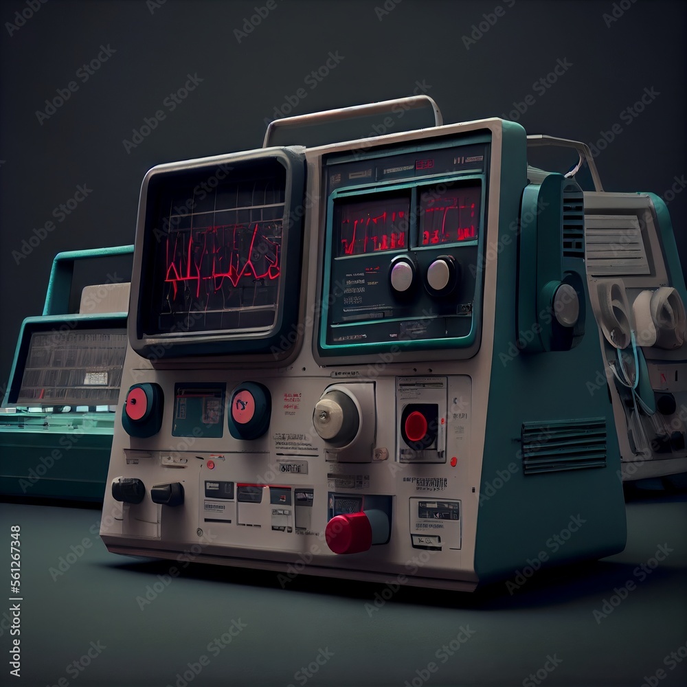 Fototapeta premium ECG Machine