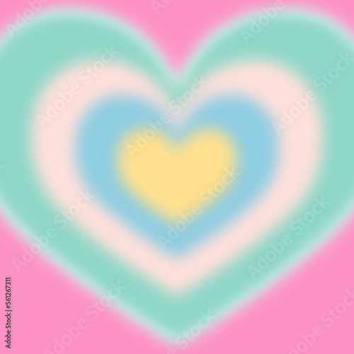 Color full of heart from fantasy