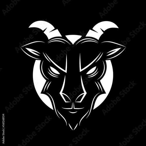 Goat logo icon vector design Goat Circle logo design illustrator design Creative Goat logo design goat icon company logo