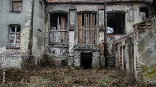 old abandoned building