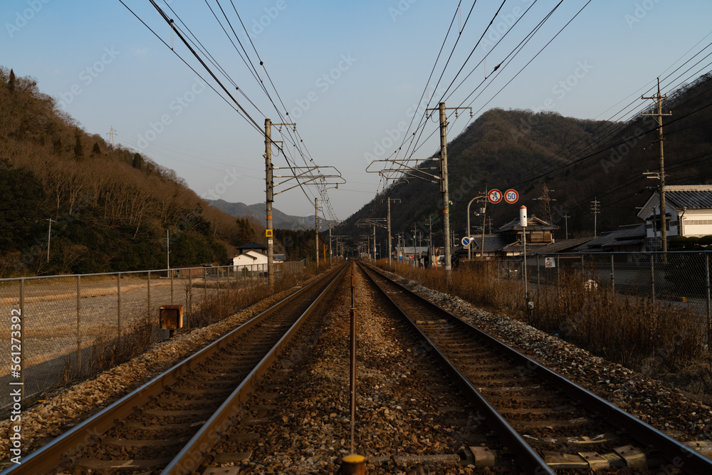 railway in the countryside