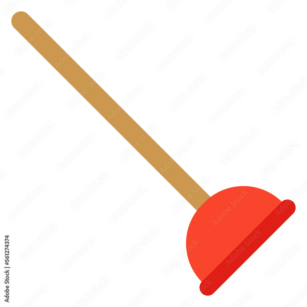 Plunger icon. Plumber tool. House cleaning symbol Plunger icon. Plumber tool. House cleaning symbol