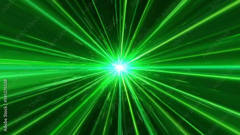 宇宙　ワープ　パーティクル　グリーン　緑　エフェクト　ループ　CG背景　放射状　綺麗
abstract space warp particle green effect loop CG background radiant beautiful