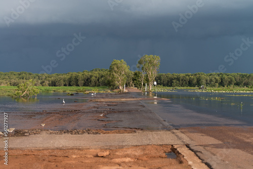 Storm approaching Fogg Dam, NT